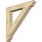 Ekena Millwork Traditional Slat Rough Sawn Bracket, Douglas Fir, 6"W x 44"D x 44"H BKT06X44X44TRA06RDF - alternate 1